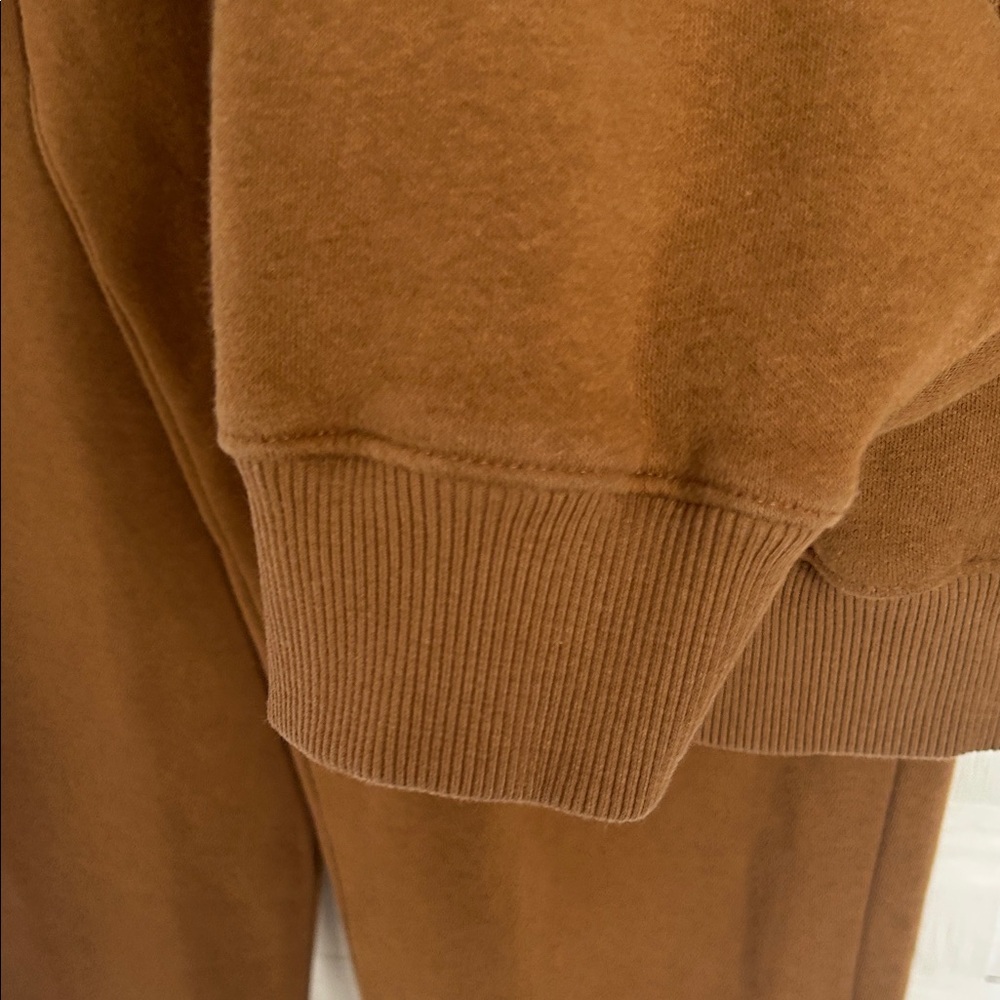 nuuds Chocolate Brown Jogger & Crewneck Set - Picture 6 of 8
